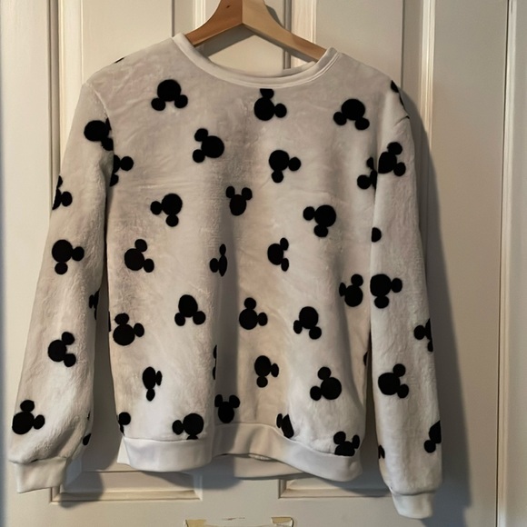 Disney Soft Fleece Mickey Pullover Sweater - Picture 1 of 5